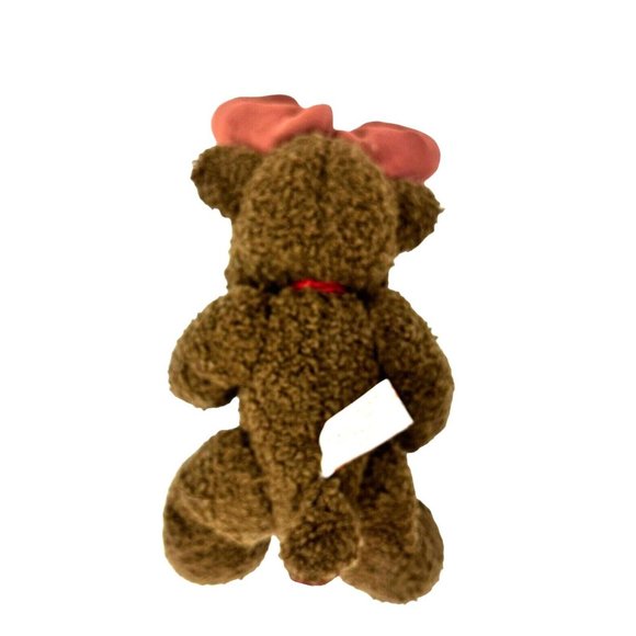 Vintage Lexin Nice Stuff Reindeer Moose Elk Plush Brown Jointed Stuffed Toy 13" - Picture 3 of 11